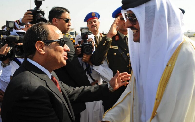 تعليق الأمير تميم بن حمد على زيارته للقاهرة “سررت بلقاء أخي عبد الفتاح السيسي”